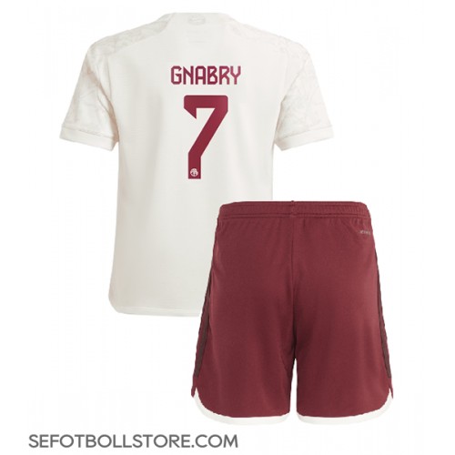 Bayern Munich Serge Gnabry #7 Replika babykläder Tredjeställ Barn 2023-24 Kortärmad (+ korta byxor)